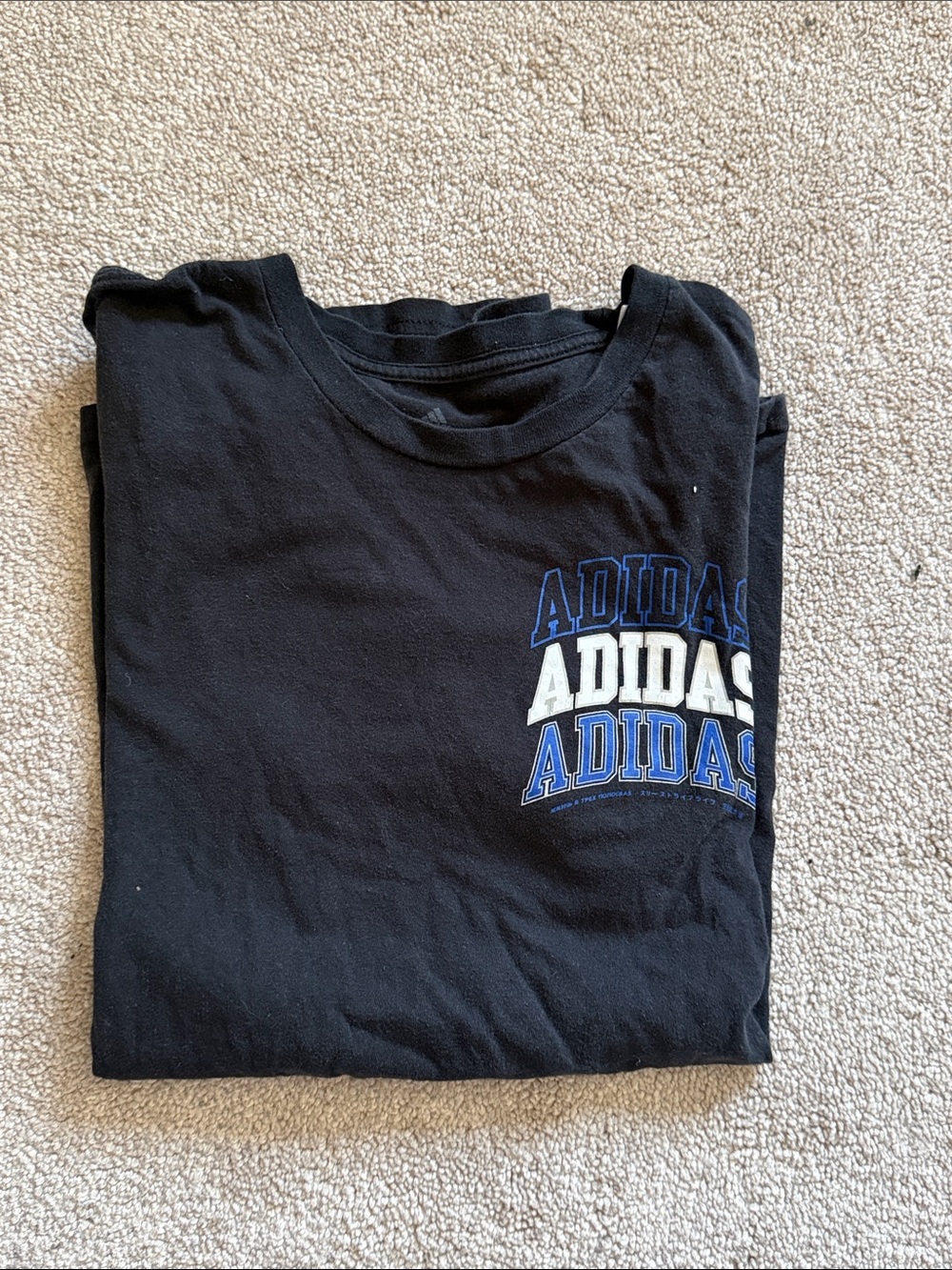 Adidas logo tee